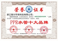 PPR水管十大品牌—微尔顿管道