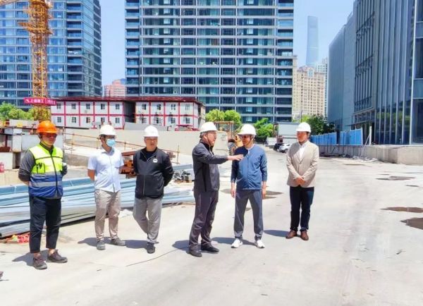 张总董家渡调研工程进度