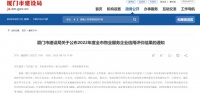 官方认证！世茂服务获评2022年度厦门市物业服务企业信用评价A级