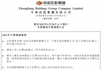 中梁控股:2023年上半年实现收入289亿元，同比增加29.1%