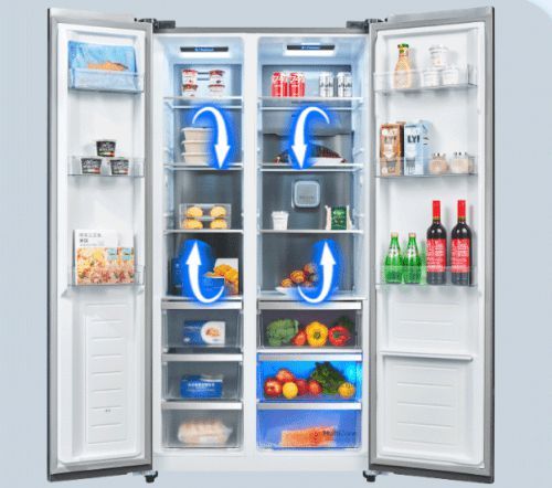 Beko倍科冰川系列对开门冰箱，轻松应对食物保鲜