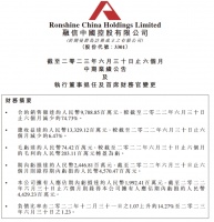 融信中国：2023年上半年实现收入133.29亿元