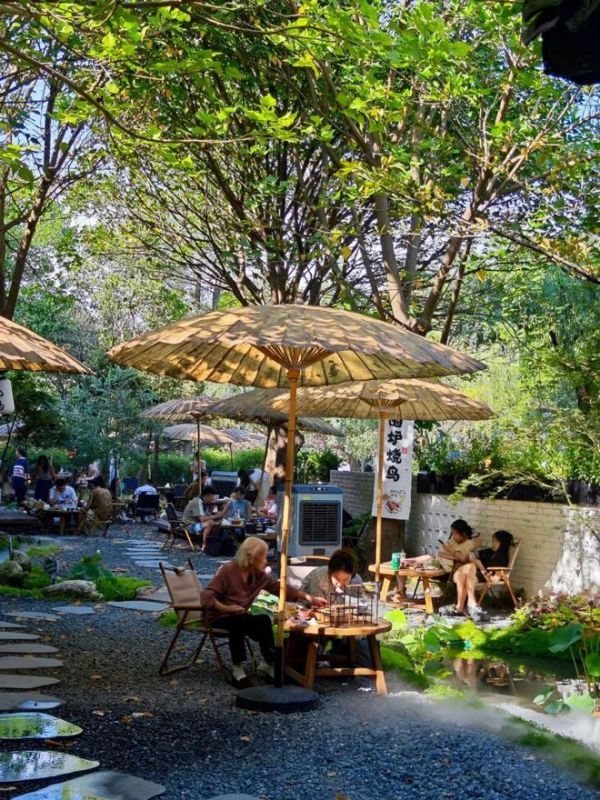 麓客设计：西蜀园林“沏嚯茶”，网友称“它是成都Number 1的下午茶目的地”