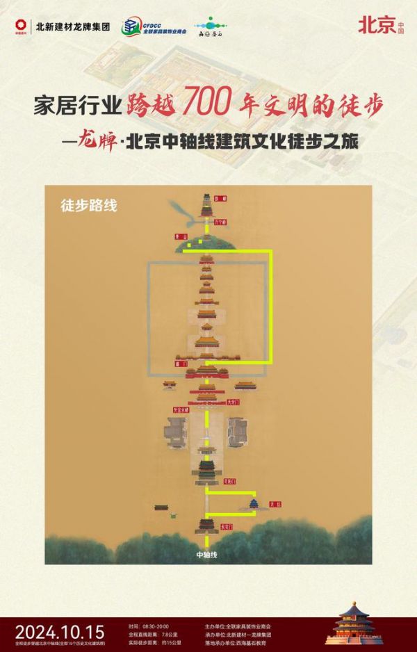 徒步穿越700年 “龙牌·北京中轴线建筑文化徒步之旅”