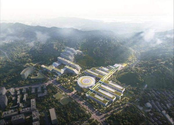 蚂蚁全球总部二期项目鸟瞰效果图