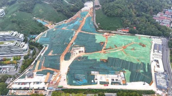 蚂蚁全球总部二期项目建设施工现场