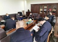 红安王映辉副县长率领行长们为千川木门湖北生产基地加油