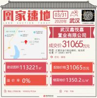 房企拿地热情不减,武汉重启首拍揽金106.96亿