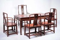 前进小叶紫檀红木艺术丨超凡于世,淡泊从容