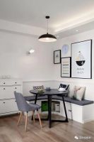 百的宝板材 | 小户型餐厅卡座设计,温馨舒适且实用!