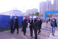 荆门市委、区委领导多次莅临龙山中央商务区检查指导复工复产推进