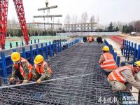计划5月初箱梁安装!济宁快速路首片预制箱梁完成浇筑