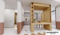 喜梦宝全屋定制小空间,莫兰迪色墙裙太惹眼