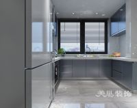 郑州康桥香溪郡三室两厅装修样板间 高级灰格调的奢华氛围感