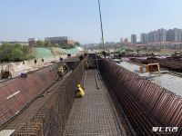 伊莱克斯大道西延线年内通车,108根桩基完工