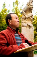 著名书法家张东金老师,抗战疫情,弘扬国粹