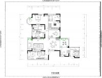 设计案例 | 中海城南一号 240 平米新古典风格大平层的优越感 (4)张
