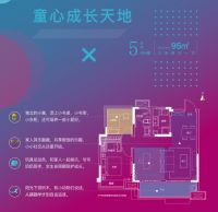 焦点户型:2+1可变户型+双联阳台 金科东城纯新盘首开在即