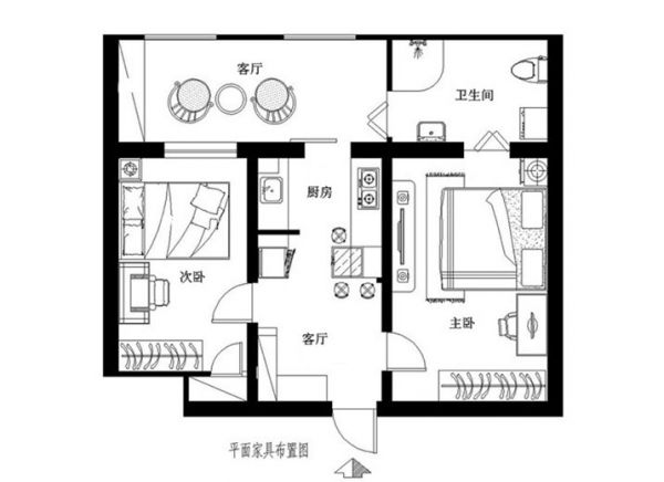 6.5万定制工薪阶层小户型精致安排