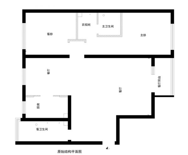 中粮祥云110平新古典风格完美家装效果图