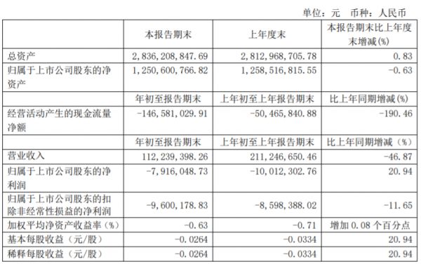 空港股份：一季度归属股东净亏损791.6万元-中国网地产