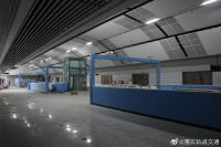 地铁5号线一期南段凤西路站车站主体完工