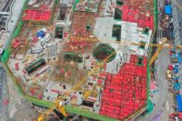 夷陵万达广场:大商业A3屋面机房及商管用房浇筑完成