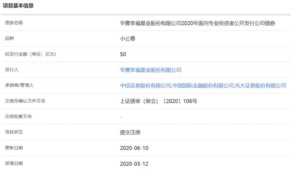 华夏幸福50亿元公司债券提交注册 -中国网地产