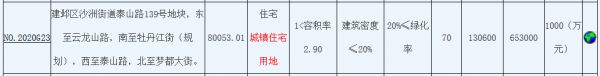 南京颐盛65.3亿元摘得建邺区一宗住宅用地 楼面价29589.8元/㎡-中国网地产