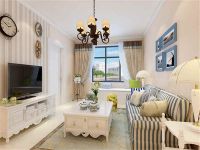 力天装饰公司:60㎡装修美式田园风格,效果真心不错!