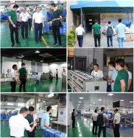 上海升龙集团莅临樱花智能锁总部参观考察