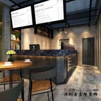 鑫宏隆装饰|现代生态的室内装饰传递奶茶店的时尚意境美