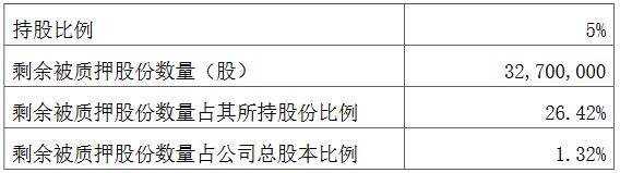 大名城：俞锦解除质押4085万股股份 占公司总股本1.65%-中国网地产