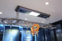 广州建博会上晾霸智能晾衣机热度不减，霸气依然