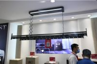 广州建博会上晾霸智能晾衣机热度不减，霸气依然