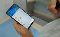 旺龙、华为联合推出的无接触智能乘梯全面启用