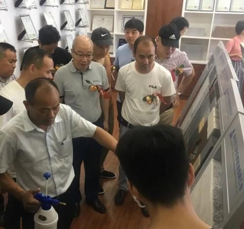 浙江新墙材协会考察团莅临三联机械，共谋发展之路