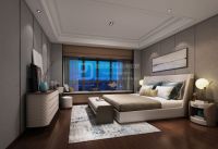 深圳南山宝能城180平 现代轻奢风格设计 软装案例图片