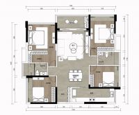 乐尚林居127㎡设计方案 现代典雅 看完你一定会喜欢