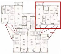 买房技巧多,教你怎么看户型的楼层平面图!