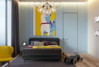 【YASLAN】有趣的蓝黄撞色，定制孩子的专属空间