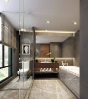 成都龙湖源著181平米跃层现代简约风格装修设计,造价59.5