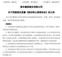 突发！万科24亿“拯救”泰禾！拿下20%股份，泰禾集团再度涨停！