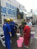 碧水源驰援恩施供水车，第一时间提供安全饮水