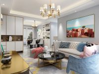 保利领秀前城95平米三房两厅现代轻奢风格