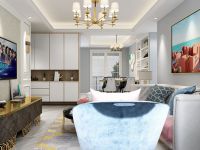 保利领秀前城95平米三房两厅现代轻奢风格