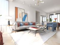 嘉和城布洛可106平米三房两厅现代简约风格
