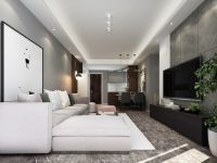 荣和悦澜山92平米四居室现代风格