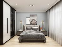 传媒星城120平米四居室现代简约风格