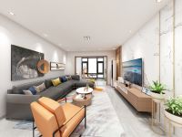 传媒星城120平米四居室现代简约风格